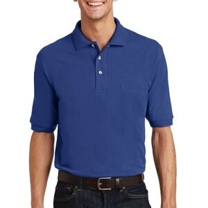 Port Authority Heavyweight Cotton Pique Polo with Pocket Polo Shirt K420P